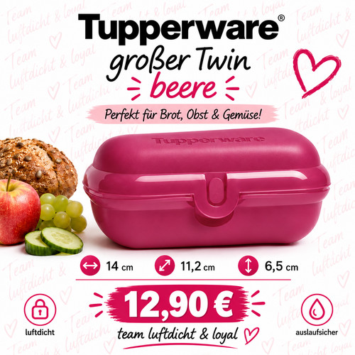 Tupperware twin brotdosen - tupperware,