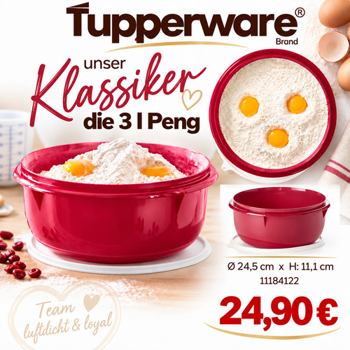 Tupperware peng schüssel - schüssel, 3,0