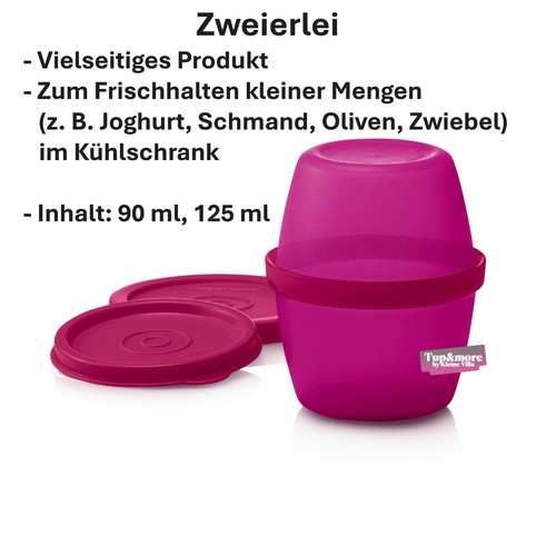 Tupperware neu zweierlei - zweierlei, set