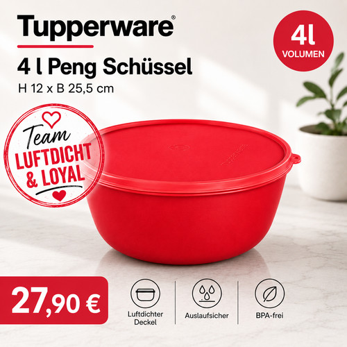 Tupperware peng schüssel l - schüssel,