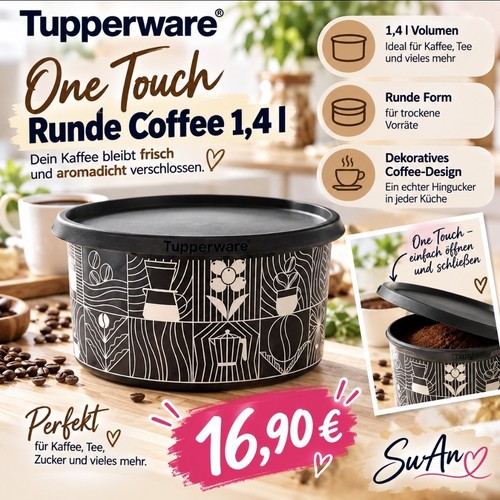 Tupperware one touch coffee - touch,