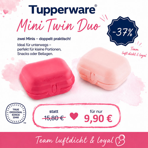 Tupperware mini twin box 2er - box,