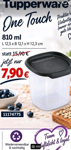 Tupperware one touch - tupperware,