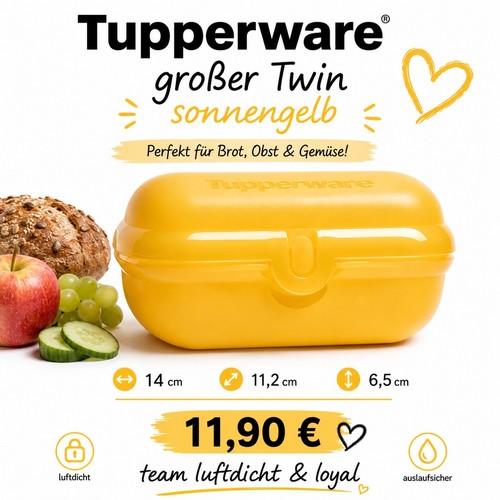 Tupperware twin brotdosen - tupperware,