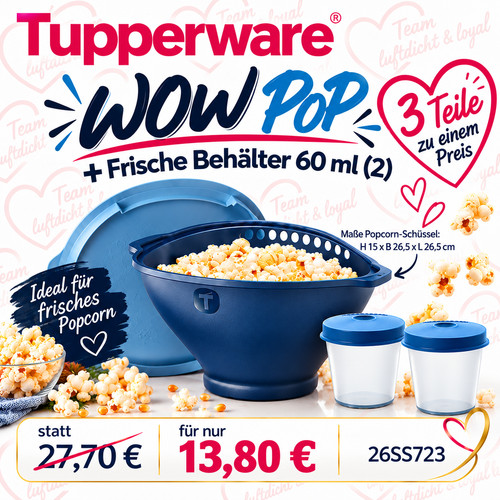 Tupperware wow pop popcorn - tupperware,